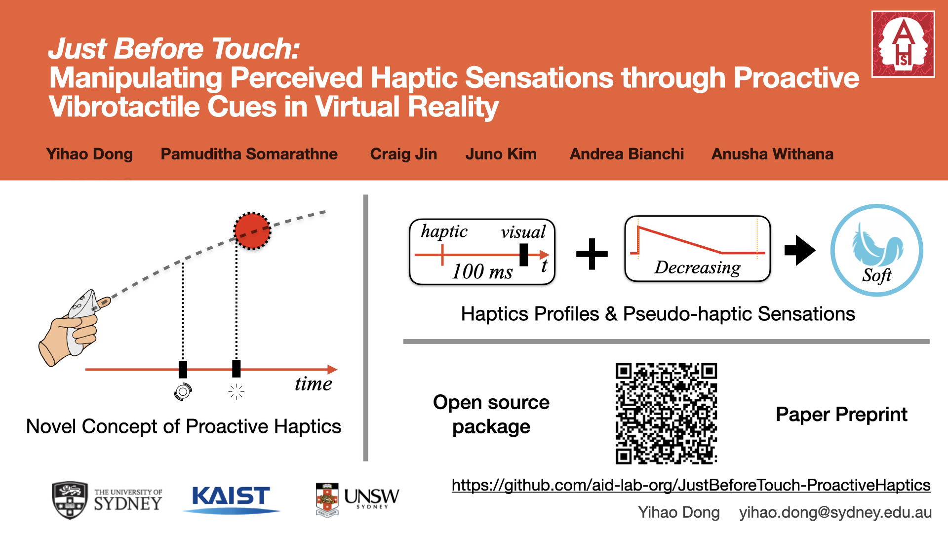 Just Before Touch System